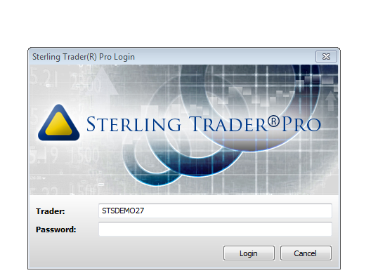 Sterling Anmeldung