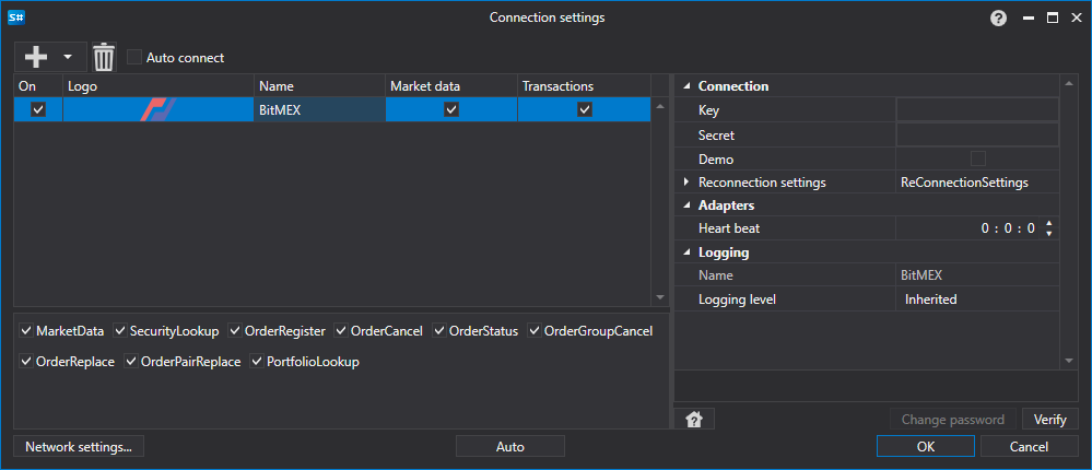 API GUI Settings BitMEX
