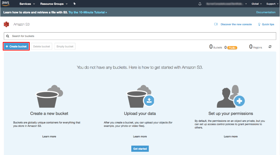 Aws3 CreateBucket