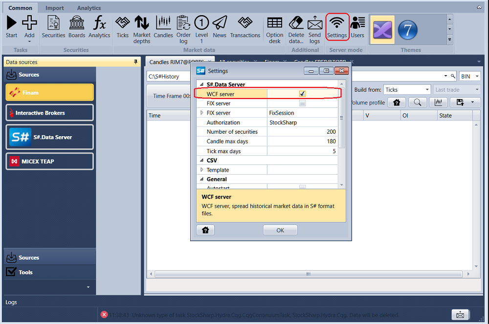 Designer Creating a repository of historical data 04