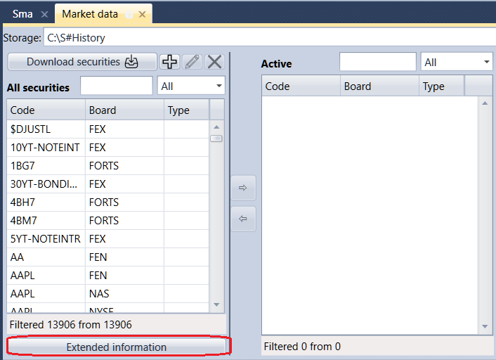 Designer ExtensionInfo securities