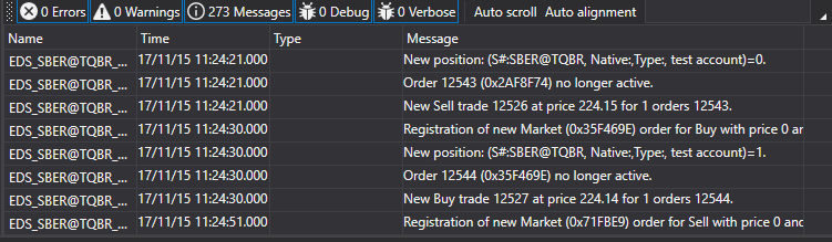GUI LogControl