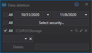 hydra data delete