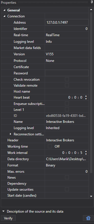 hydra setting source button