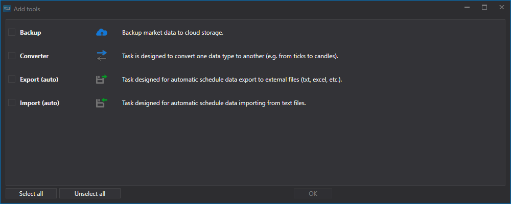 hydra tasks backup add