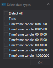 hydra type market data choose