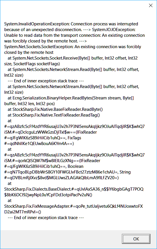 sampleconnectionerror