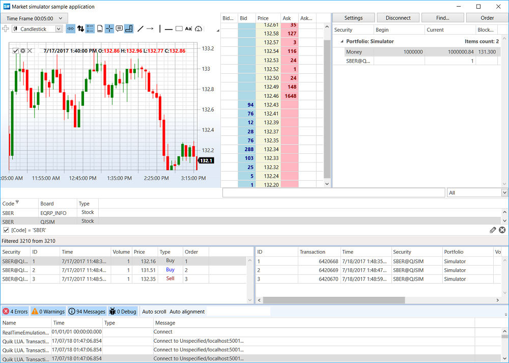 sample realtime emulation