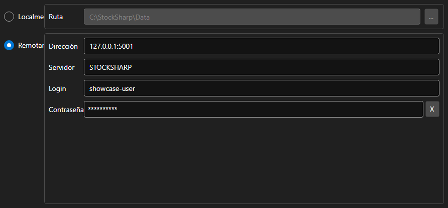 Captura de pantalla: panel de ajustes del almacenamiento de datos