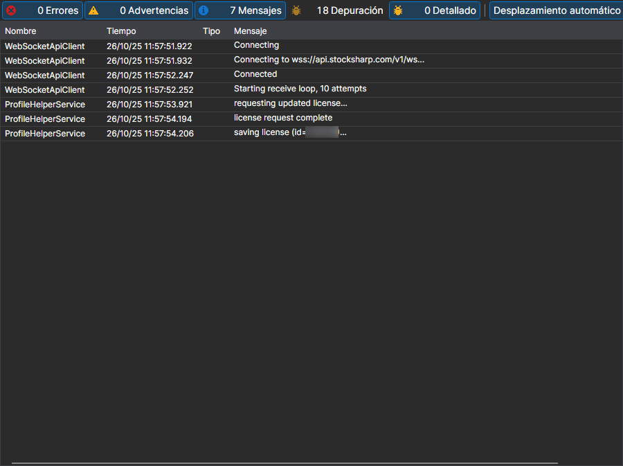 instalador: registros