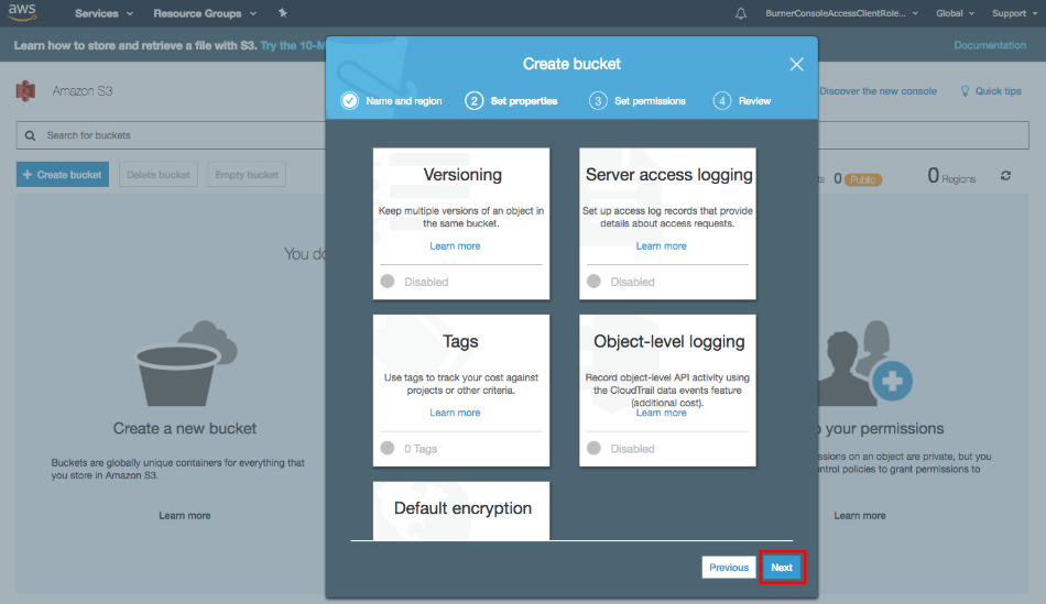 Aws 3 Create Bucket Name