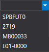 Gui PortfolioComboBox
